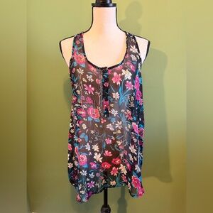 Floral Sleeveless Tank Top